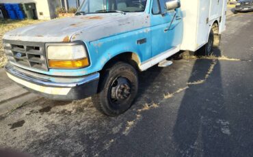 Ford-f350-diesel-1992-blue