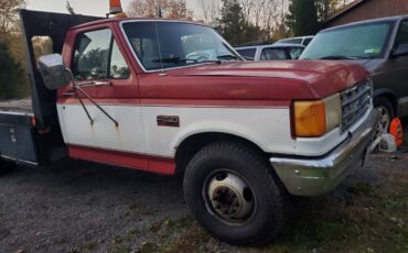 Ford-f350-dually-diesel-1990-red-4