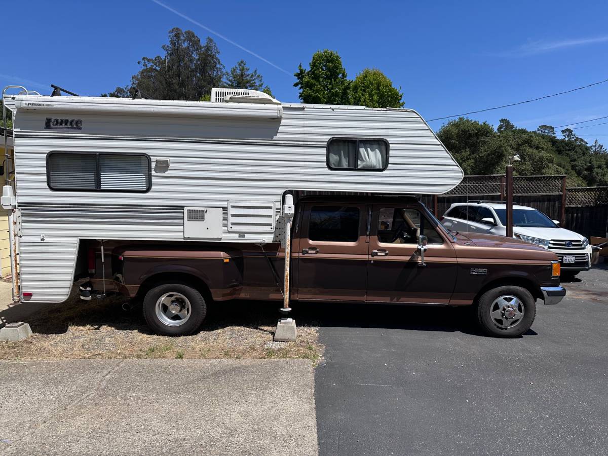 Ford-f350-super-duty-crew-cab-diesel-1990-brown-11