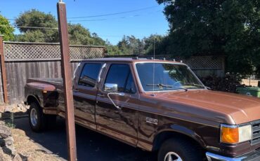 Ford-f350-super-duty-crew-cab-diesel-1990-brown-3