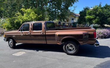 Ford-f350-super-duty-crew-cab-diesel-1990-brown