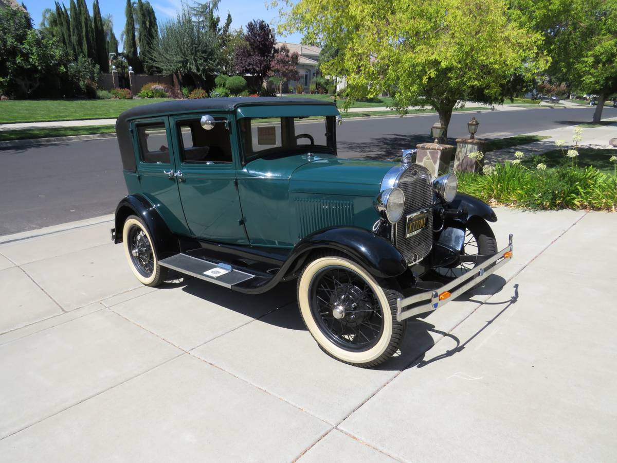 Ford-model-a-1929-green-2