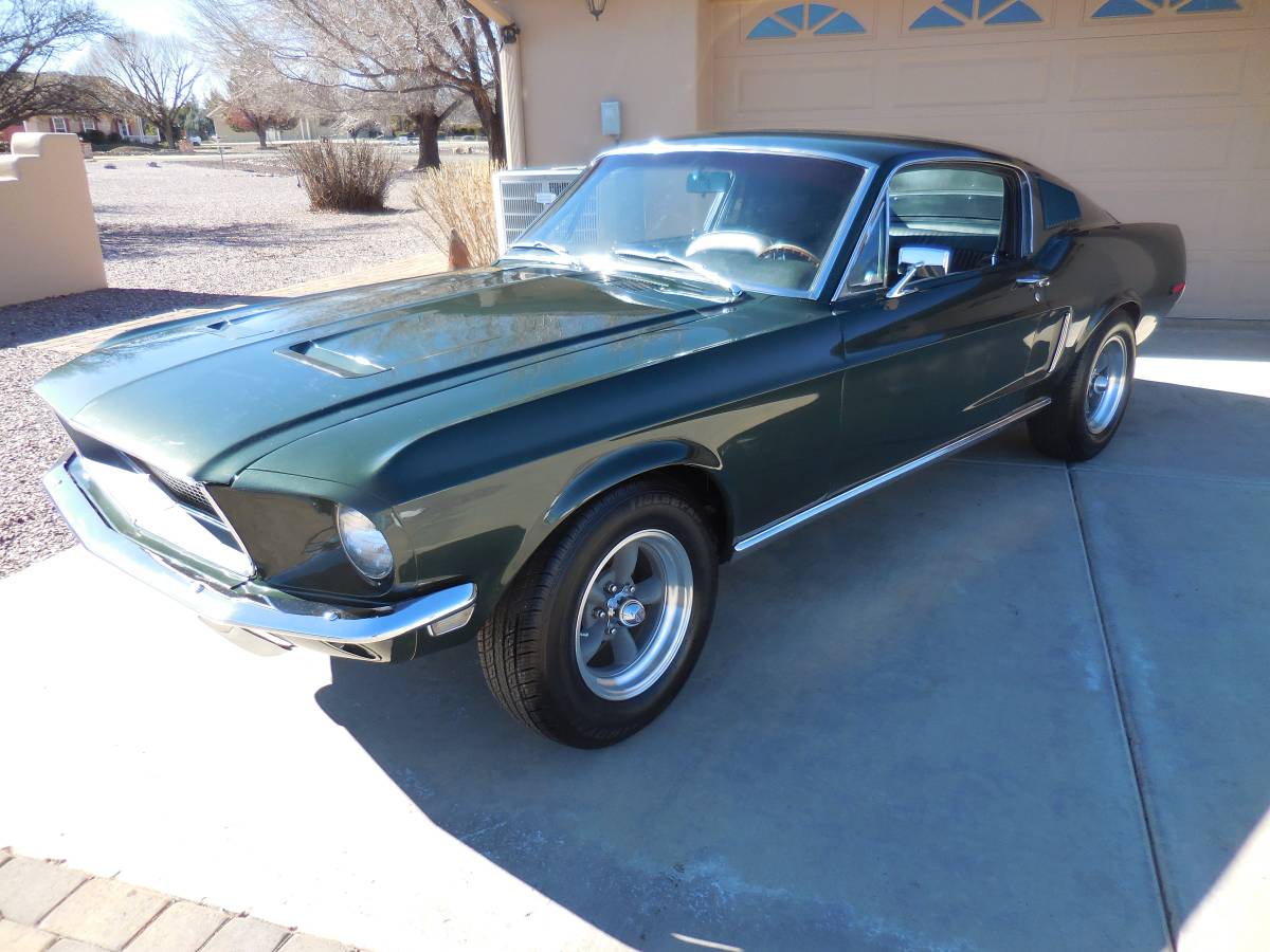 Ford-mustang-fastback-1968-green