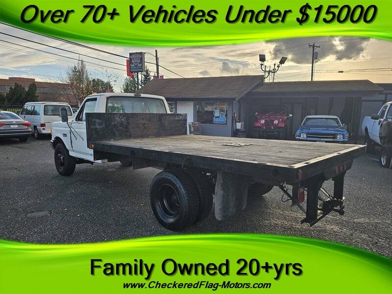 Ford-super-duty-flat-bed-diesel-1989-white-3