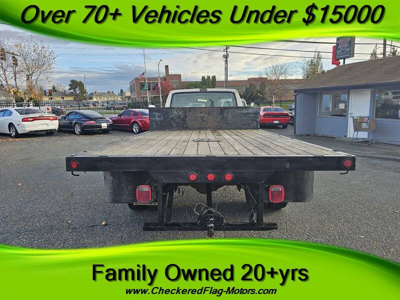 Ford-super-duty-flat-bed-diesel-1989-white-4