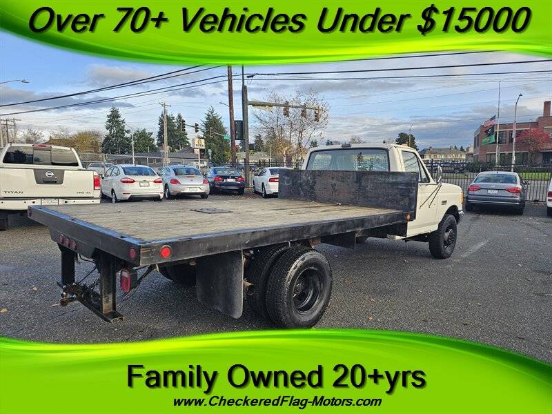 Ford-super-duty-flat-bed-diesel-1989-white-5