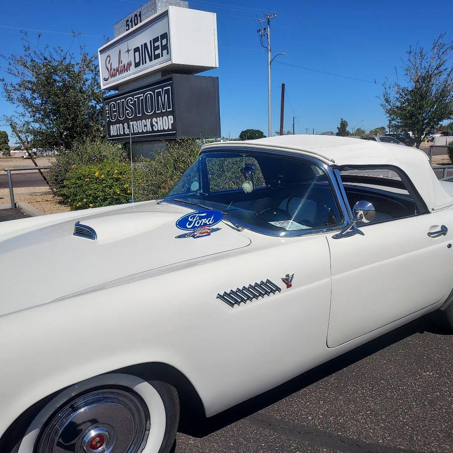 Ford-thunderbird-convertible-1955-white-1