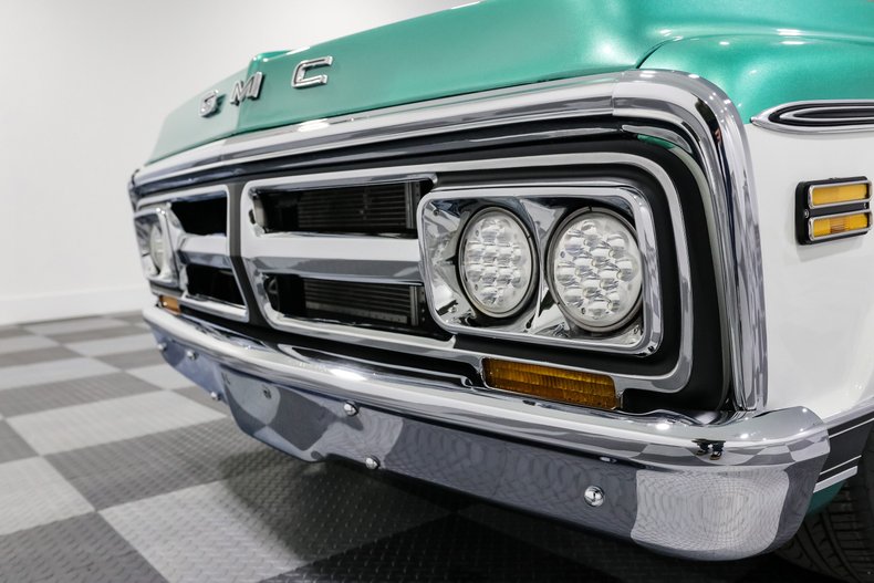 Gmc-Sierra-1972-Green-Black-10