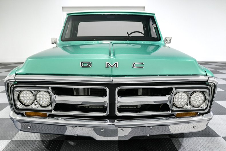 Gmc-Sierra-1972-Green-Black-15