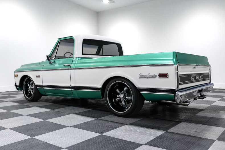 Gmc-Sierra-1972-Green-Black-16