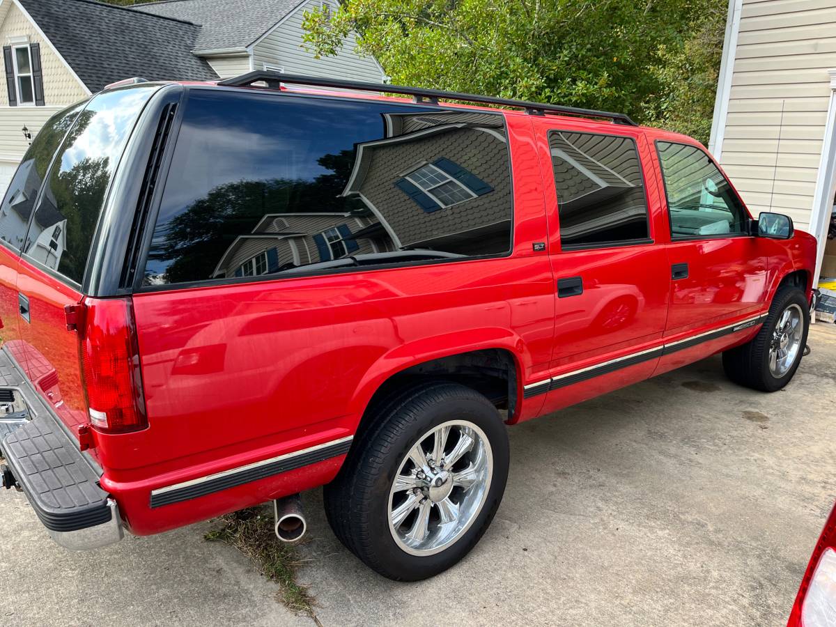 Gmc-suburban-2500-7.4l-slt-1995-red-2