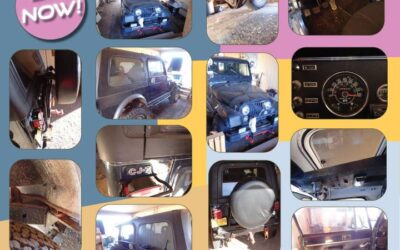 Jeep cj-7 open body with extra duty suspension 1982