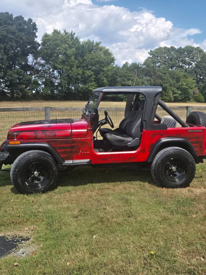 Jeep-wrangler-1990-red