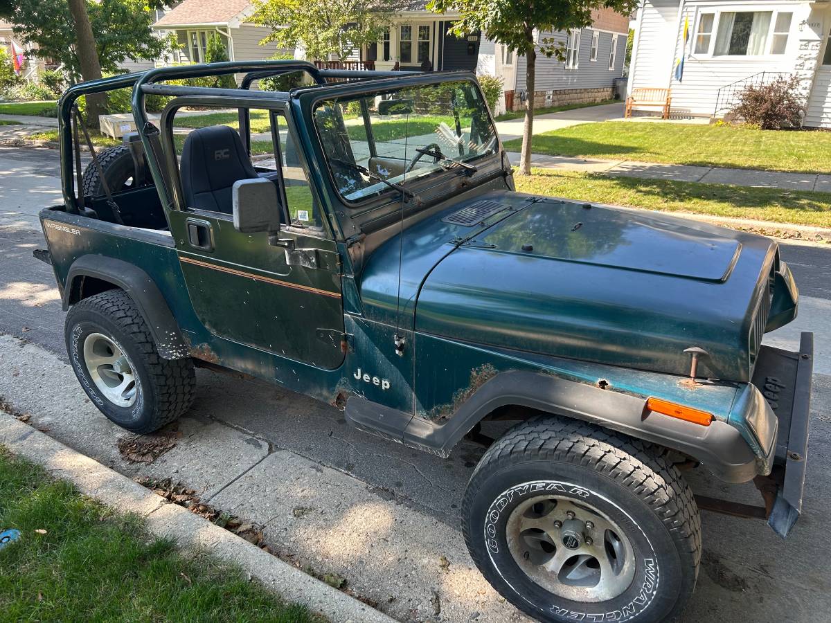 Jeep-wrangler-1995-green