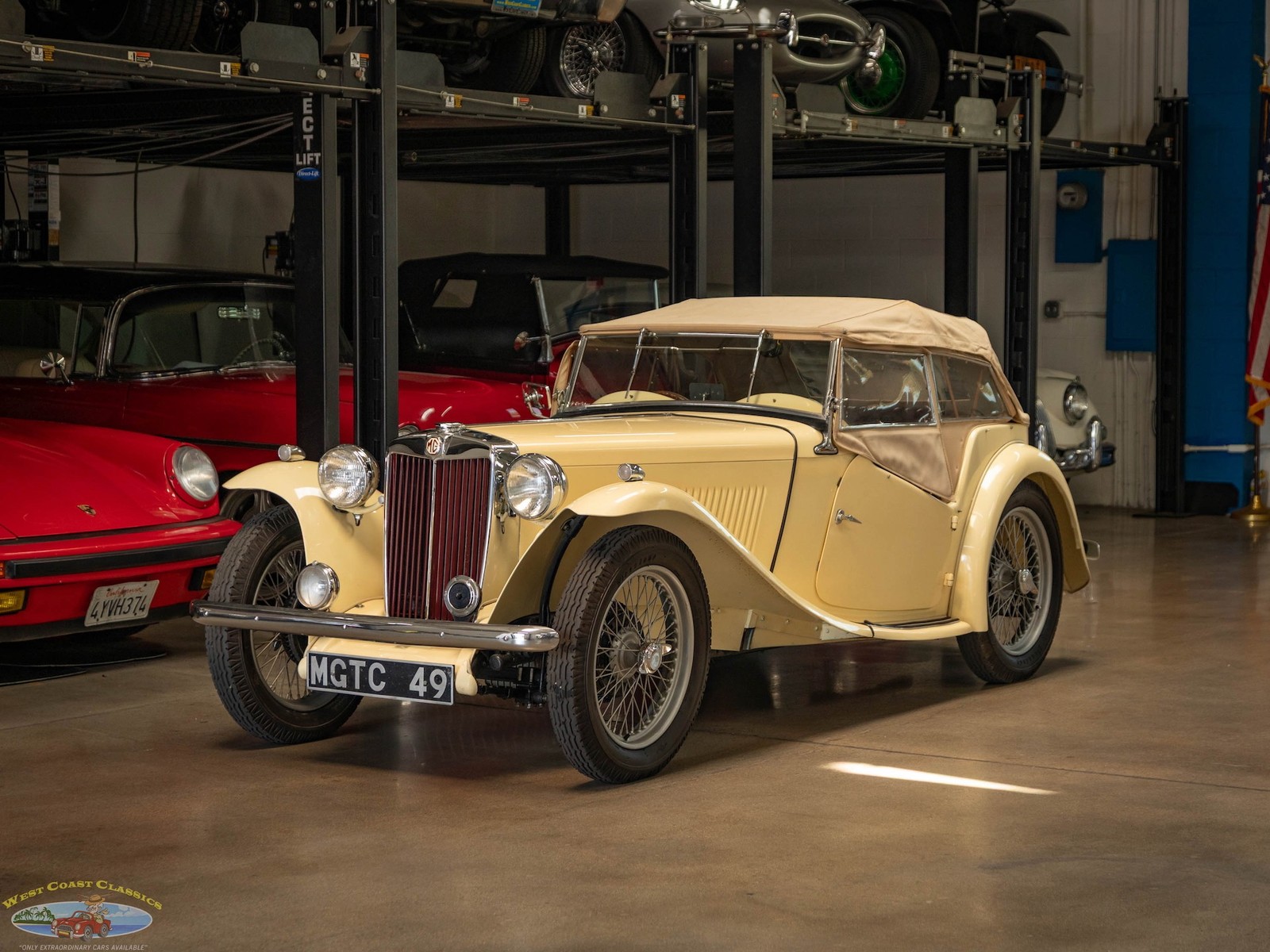 MG TC Matching Numbers 1949 2 Door Convertible