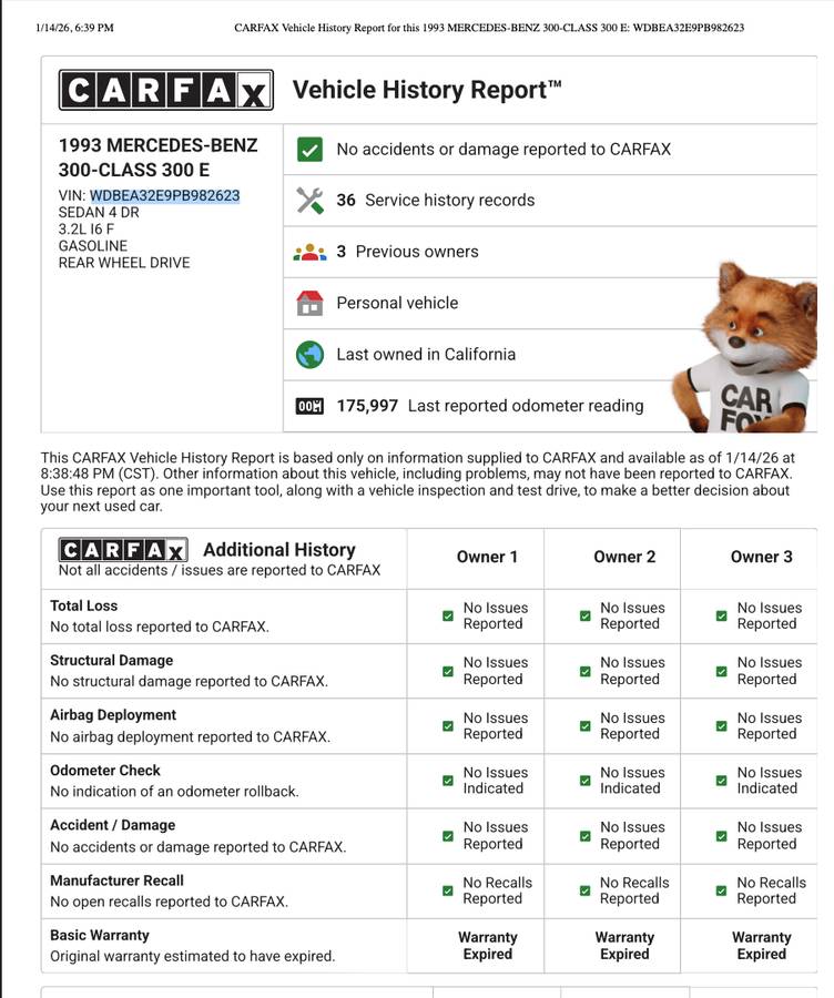 Mercedes-benz-300-1993-white-12