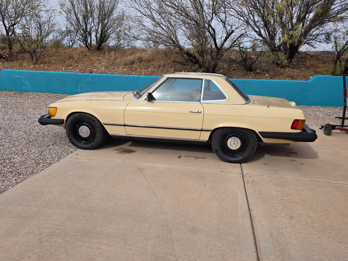 Mercedes-benz-450-sl-1978-yellow-2