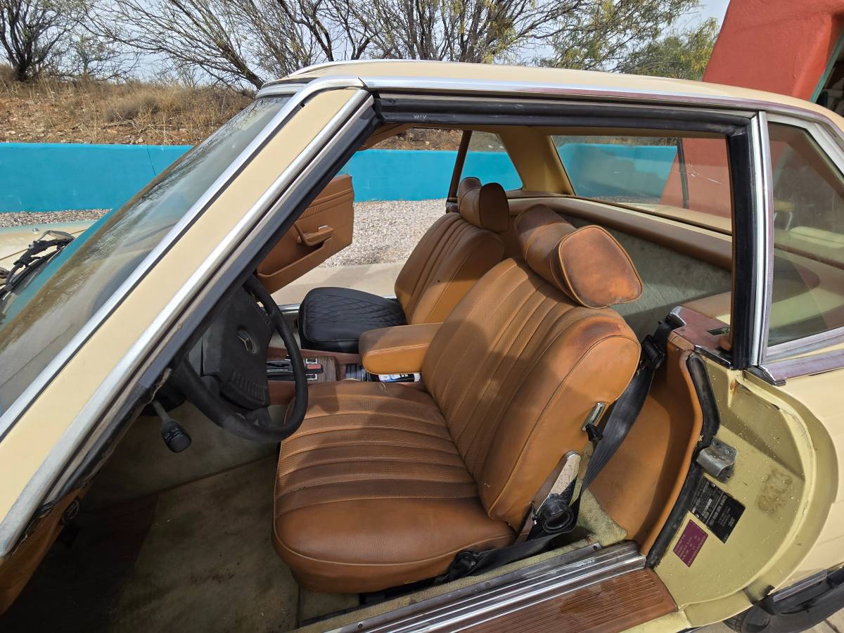 Mercedes-benz-450-sl-1978-yellow