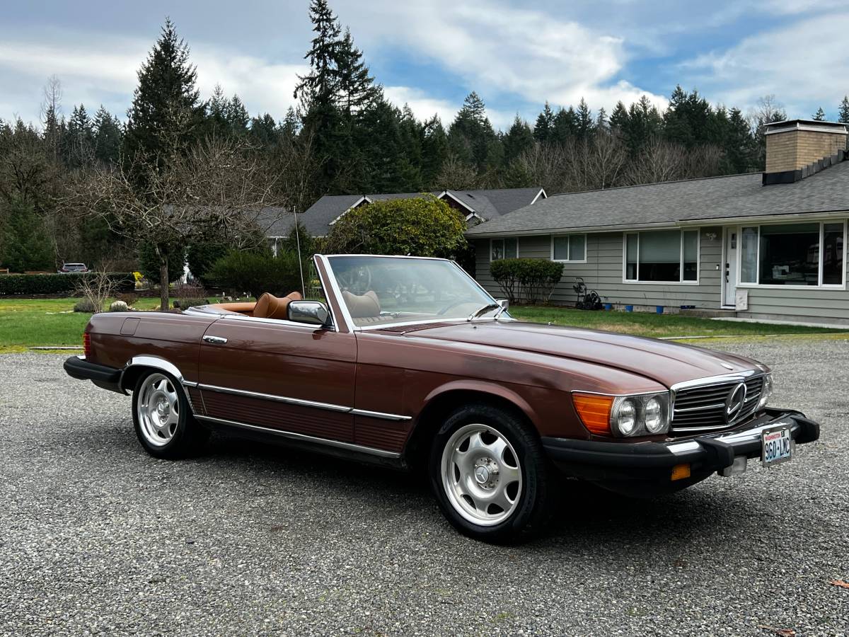 Mercedes-benz-450sl-1977-brown