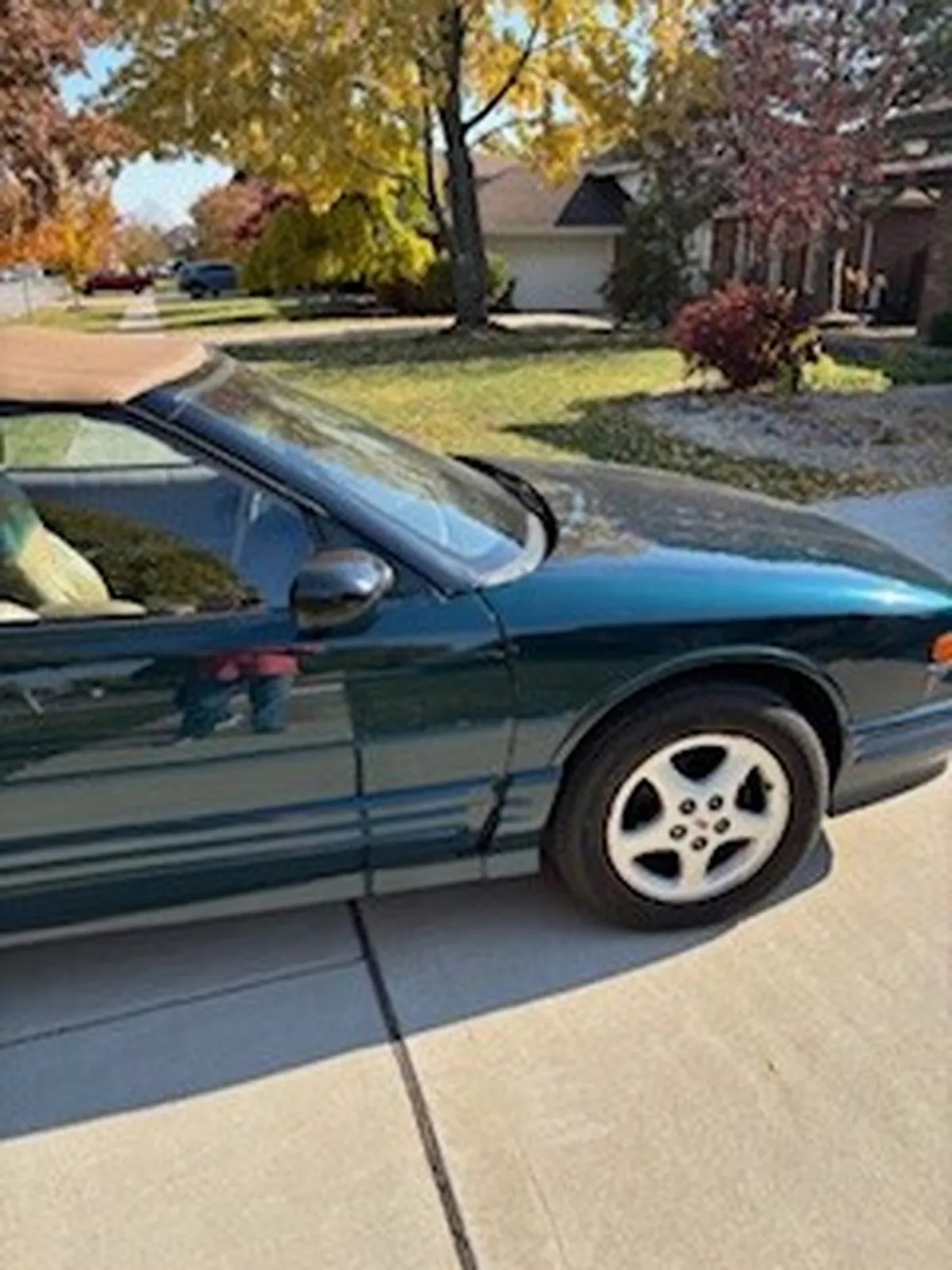 Oldsmobile-Cutlass-supreme-1995-Blue-Green-Metallic-Tan-1