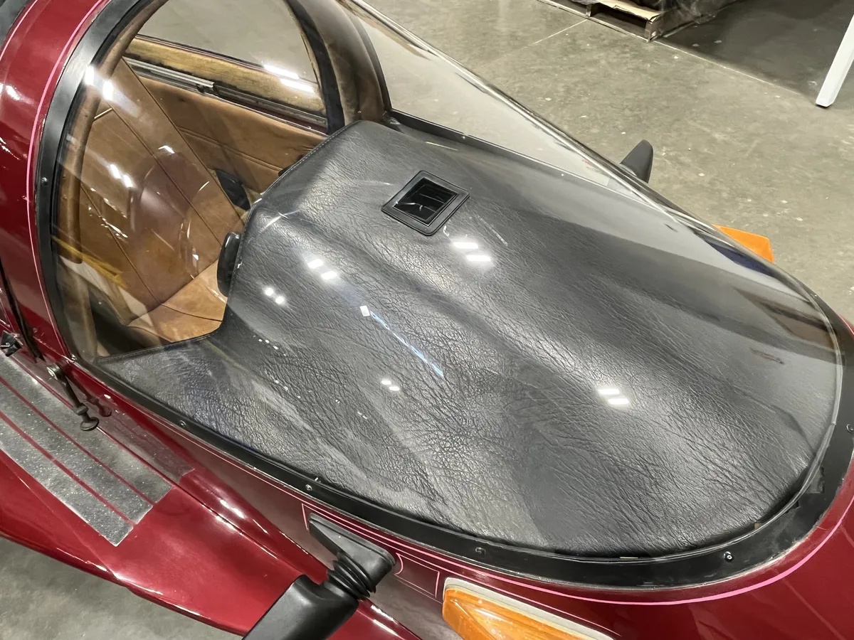 Owosso-pulse-litestar-Autocycle-1983-Burgundy-Tan-And-Black-11