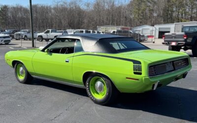 Plymouth Cuda Convertible 528 CI Hemi-Resto mod 5 speed tremec 1970