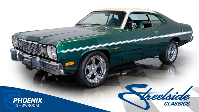 Plymouth-Duster-1974-Green-Green-10