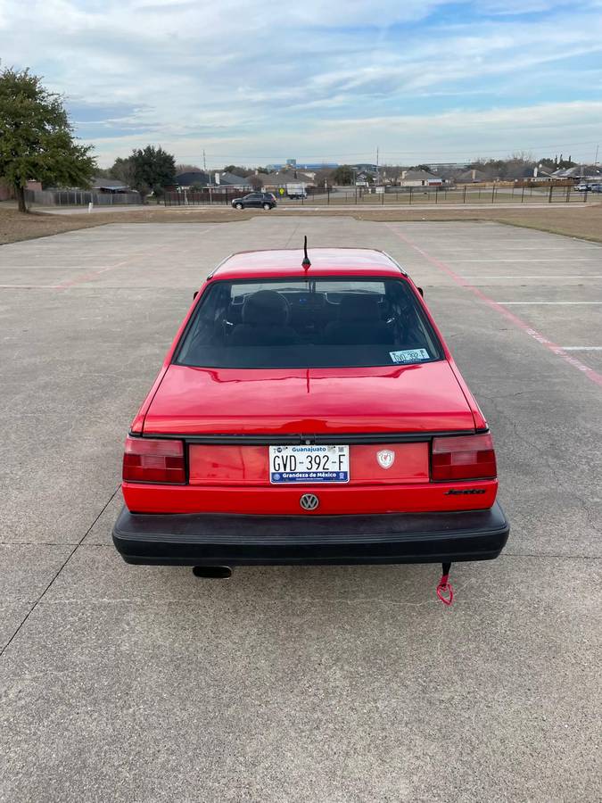 Volkswagen-jetta-1991-red-1