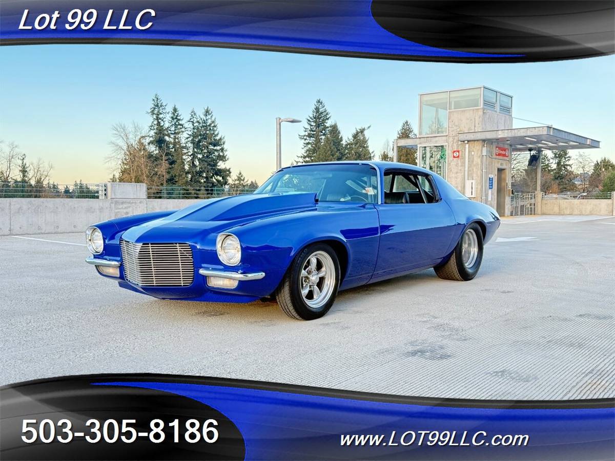 Chevrolet-Camaro-tubbed-pro-street-split-bumper-disc-brake-1970-blue