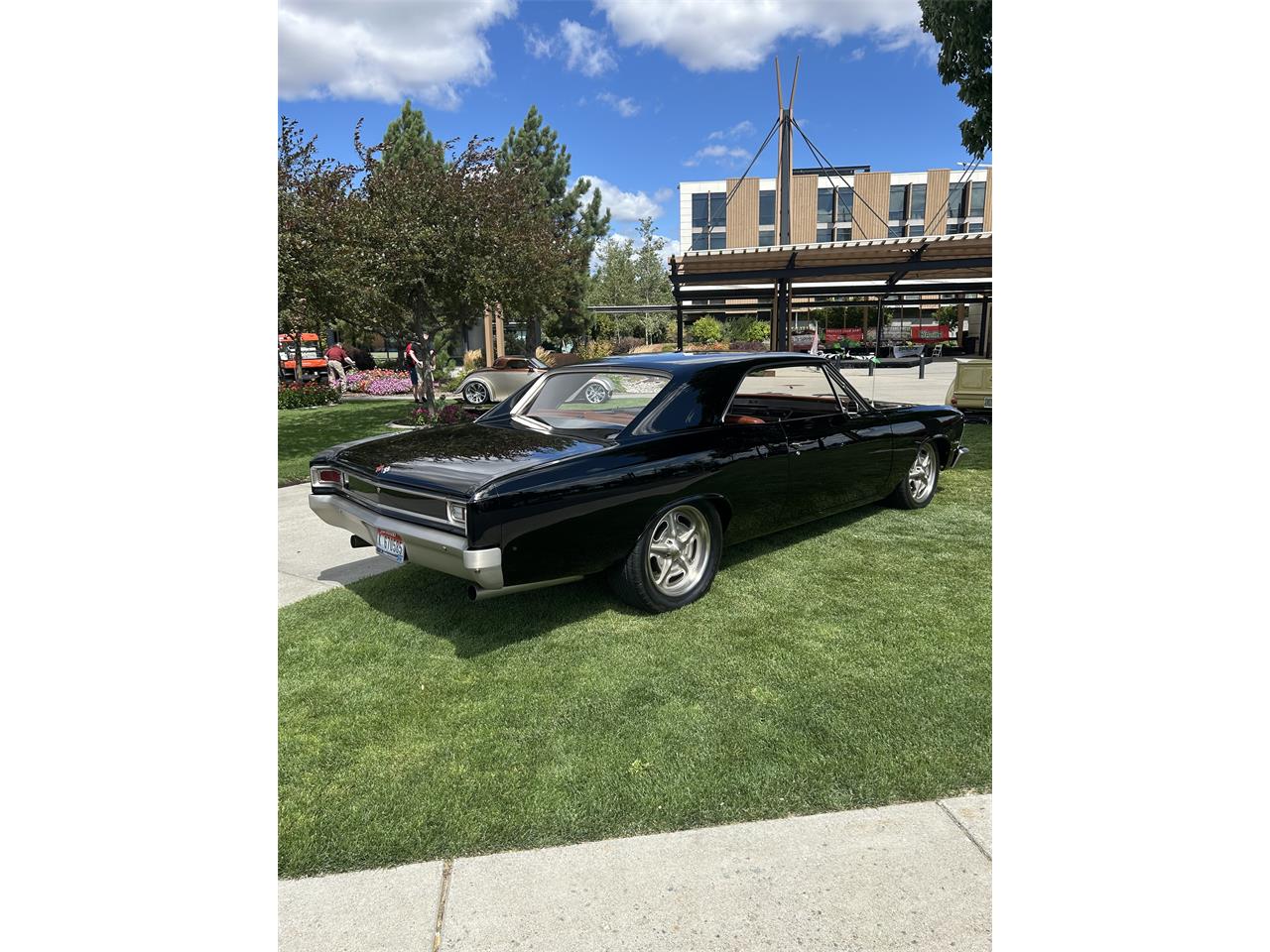 Chevrolet-Chevelle-malibu-1966-Black-Tobacco-Brown