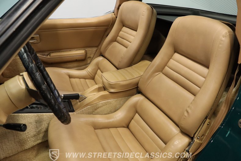 Chevrolet-Corvette-1982-Green-Tan-10