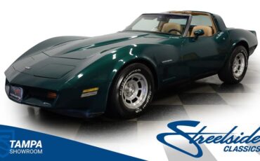 Chevrolet-Corvette-1982-Green-Tan-11