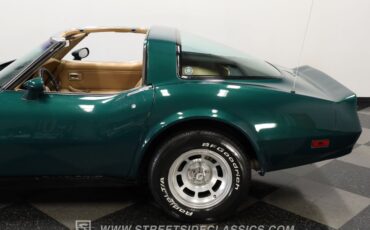Chevrolet-Corvette-1982-Green-Tan-29