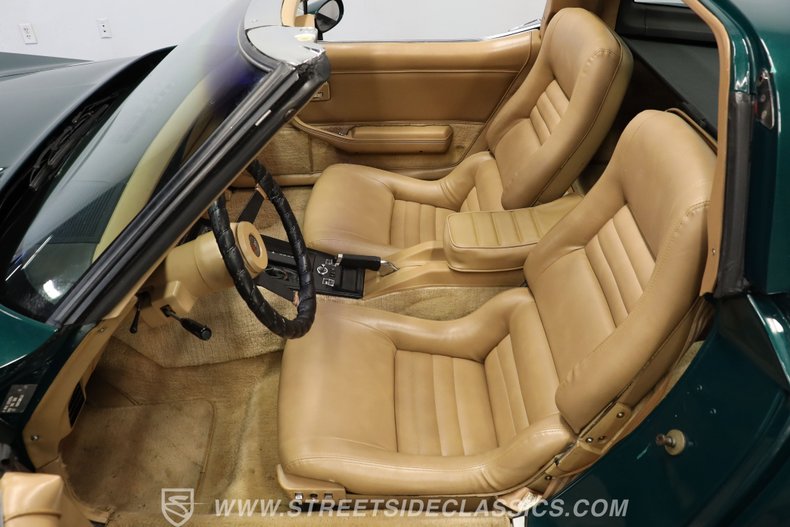 Chevrolet-Corvette-1982-Green-Tan-34