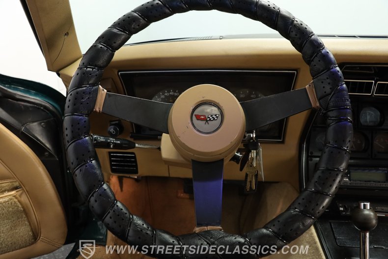 Chevrolet-Corvette-1982-Green-Tan-48