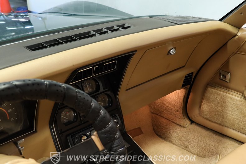 Chevrolet-Corvette-1982-Green-Tan-9