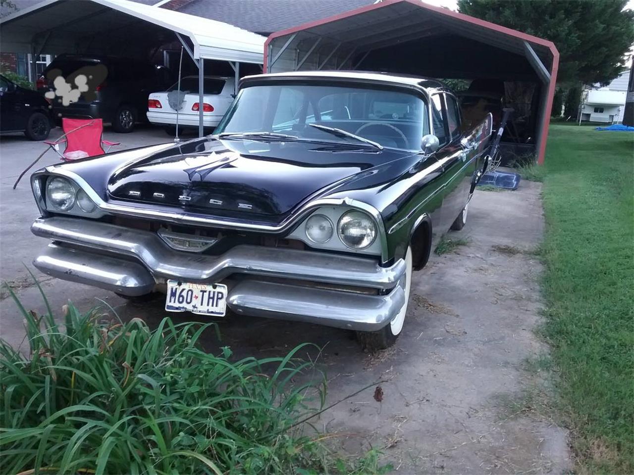 Dodge-Coronet-1957-Black-Black-and-Beige