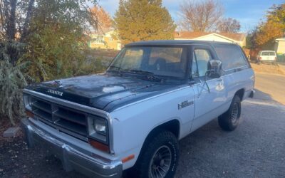 Dodge Ramcharger 1986 SUV