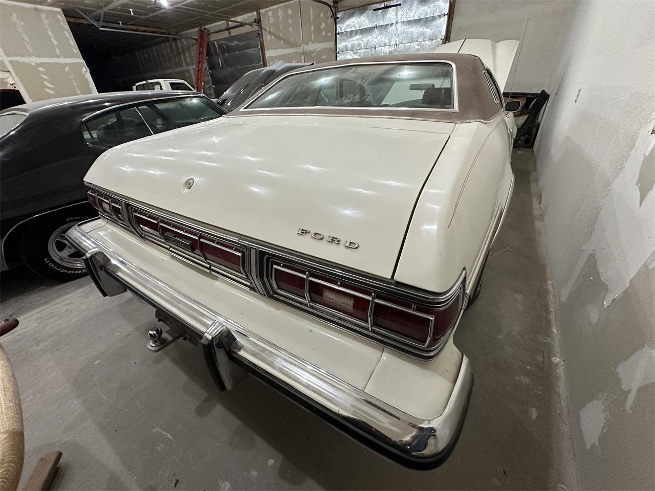 Ford-Elite-1976-White-Brown