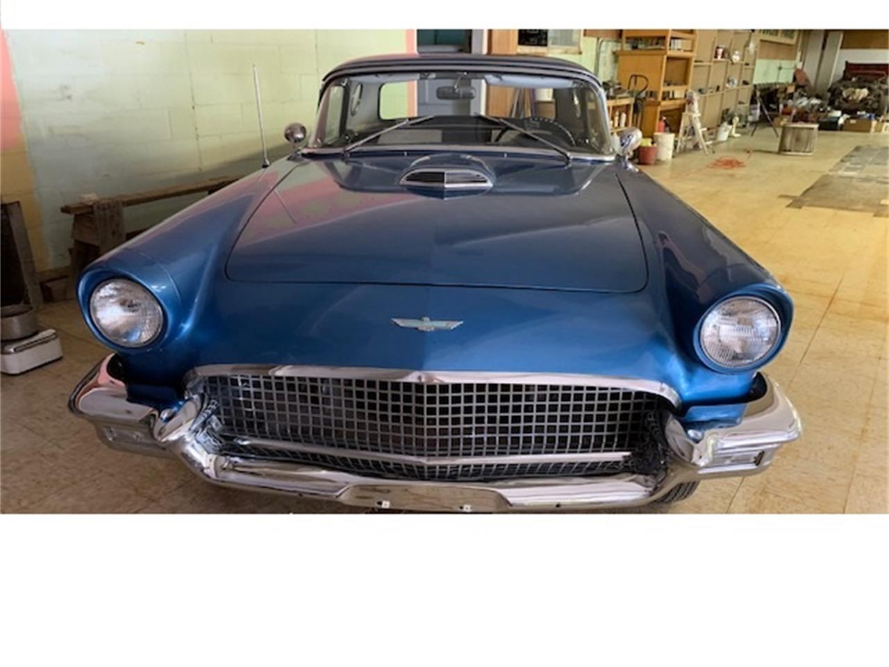 FORD THUNDERBIRD CONVERTIBLE 1966 BLEU CLAIR METALLISE