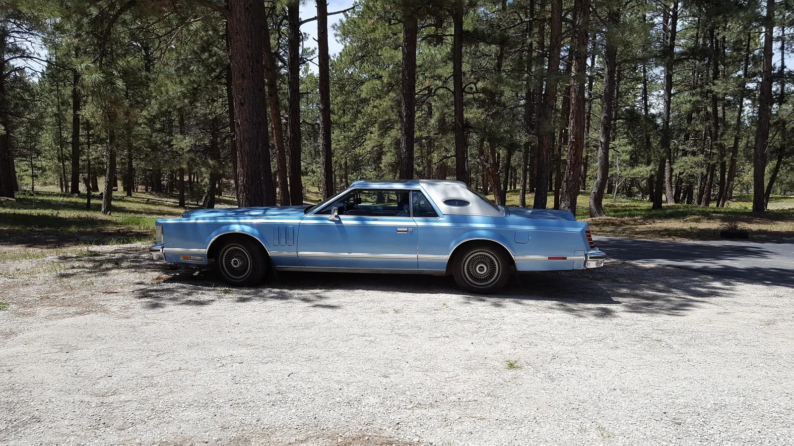 Lincoln-Mark-v-1978-Blue-Blue
