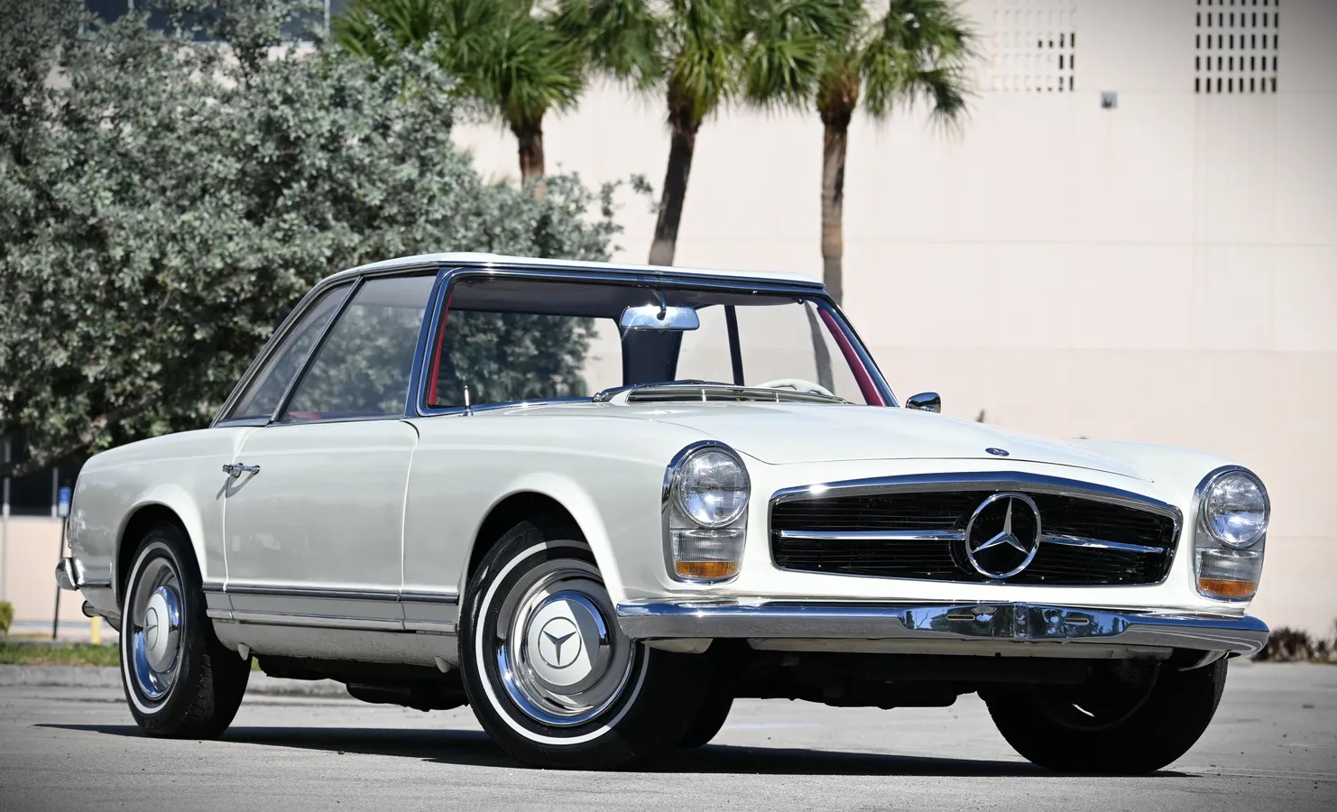Mercedes-benz-Sl-class-1964-White-Red
