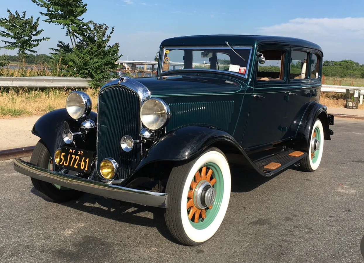 Plymouth-Pb-1932-Teal-Green-Tan