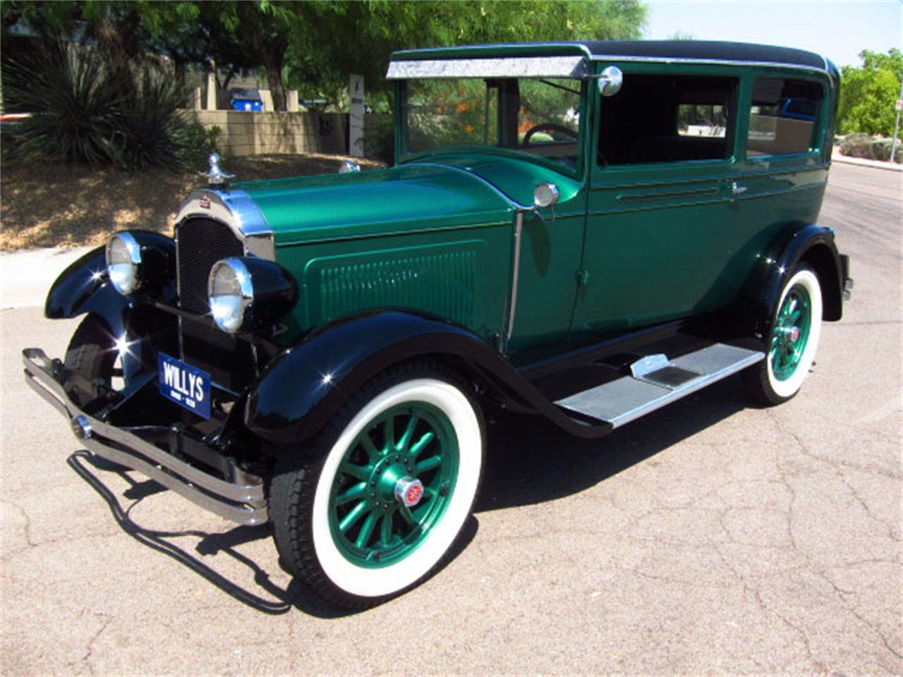 Willys-knight-Model-56-1928-Two-tone-green-Tanish