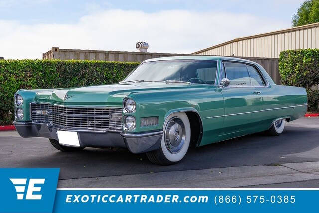 Cadillac-Deville-1966-Mint-Green-Green