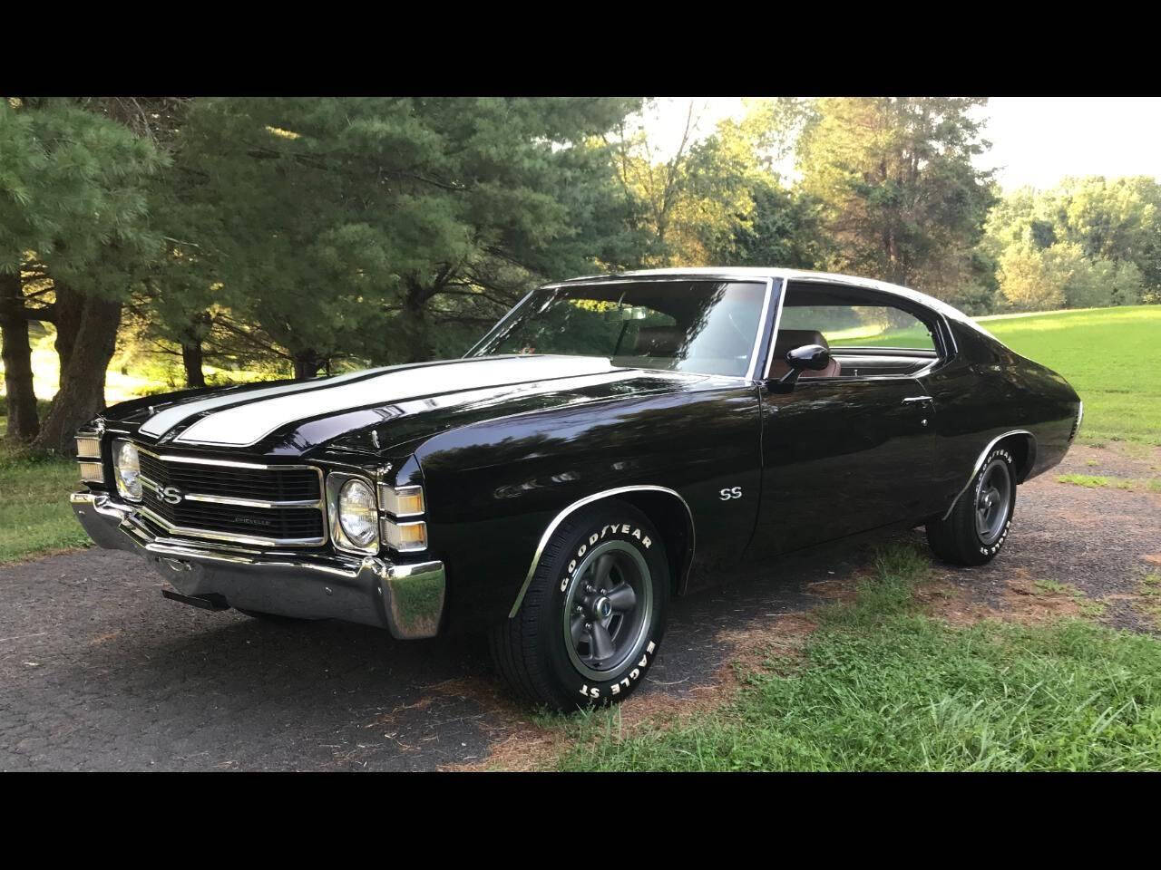 Chevrolet-Chevelle-1971-Black-Brown