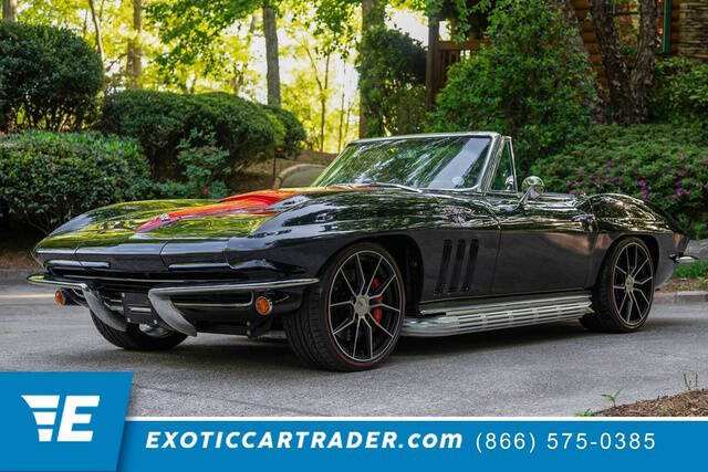 Chevrolet-Corvette-1965-Black-Black