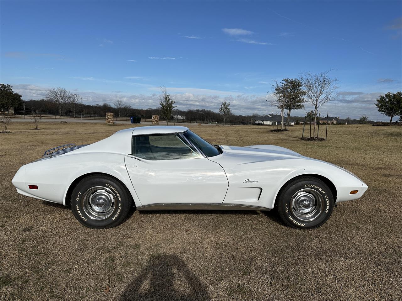 Chevrolet-Corvette-1974-White-Silver