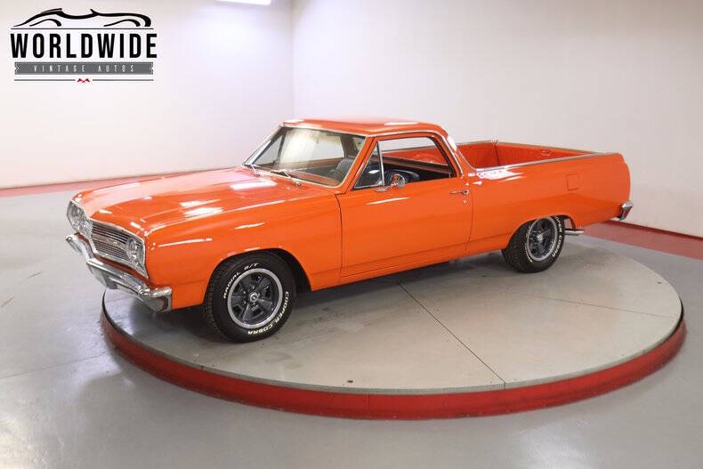 Chevrolet-El-camino-1965-Orange-Black