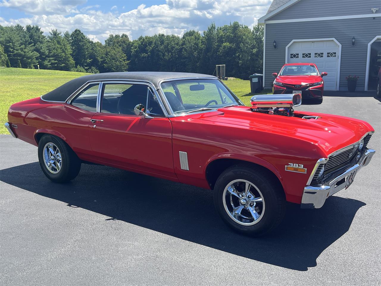 Chevrolet-Nova-ss-1970-Red-Black